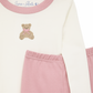 Bear Hugs Long Pajamas - Dusty Rose - Luna and Arlo Girl