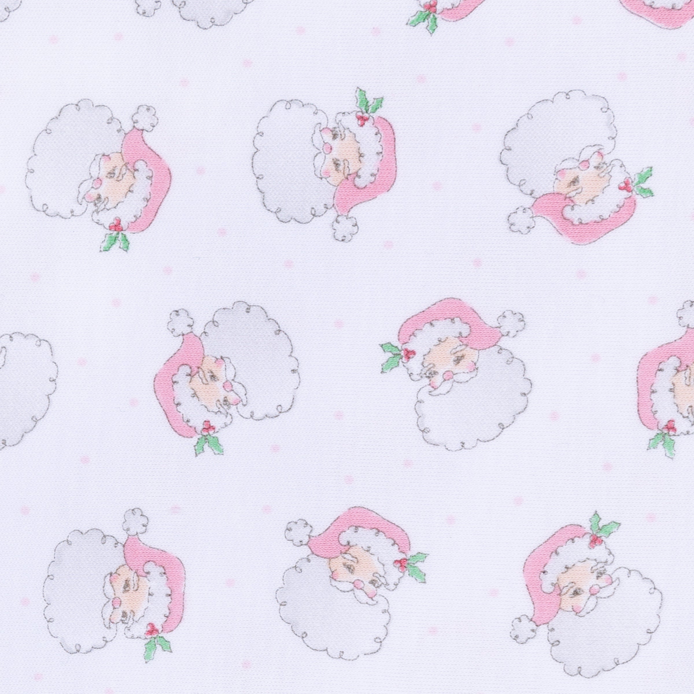 Santa Baby Long Pajamas - Pink - Magnolia Baby Girl