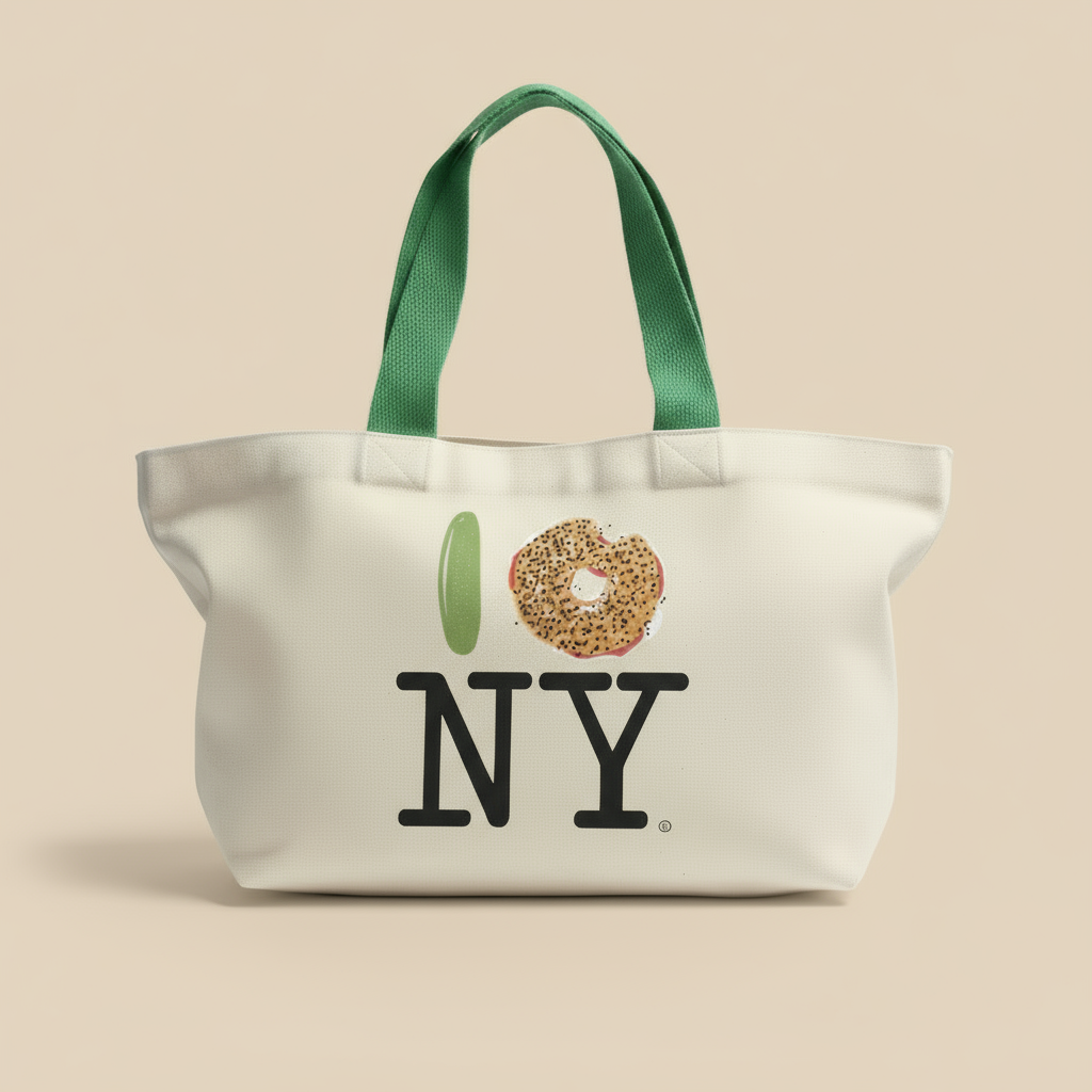 NYC Pickle Bagel Mini Tote