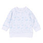 Holiday Toile Pullover Sweatshirt - White Light Blue - Magnolia Baby Boy