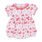 Holiday Toile Girl Bubble - Red - Magnolia Baby Girl