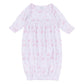 Holiday Toile Gathered Gown - Pink - Magnolia Baby Girl