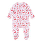 Holiday Toile Footie - Red - Magnolia Baby Unisex
