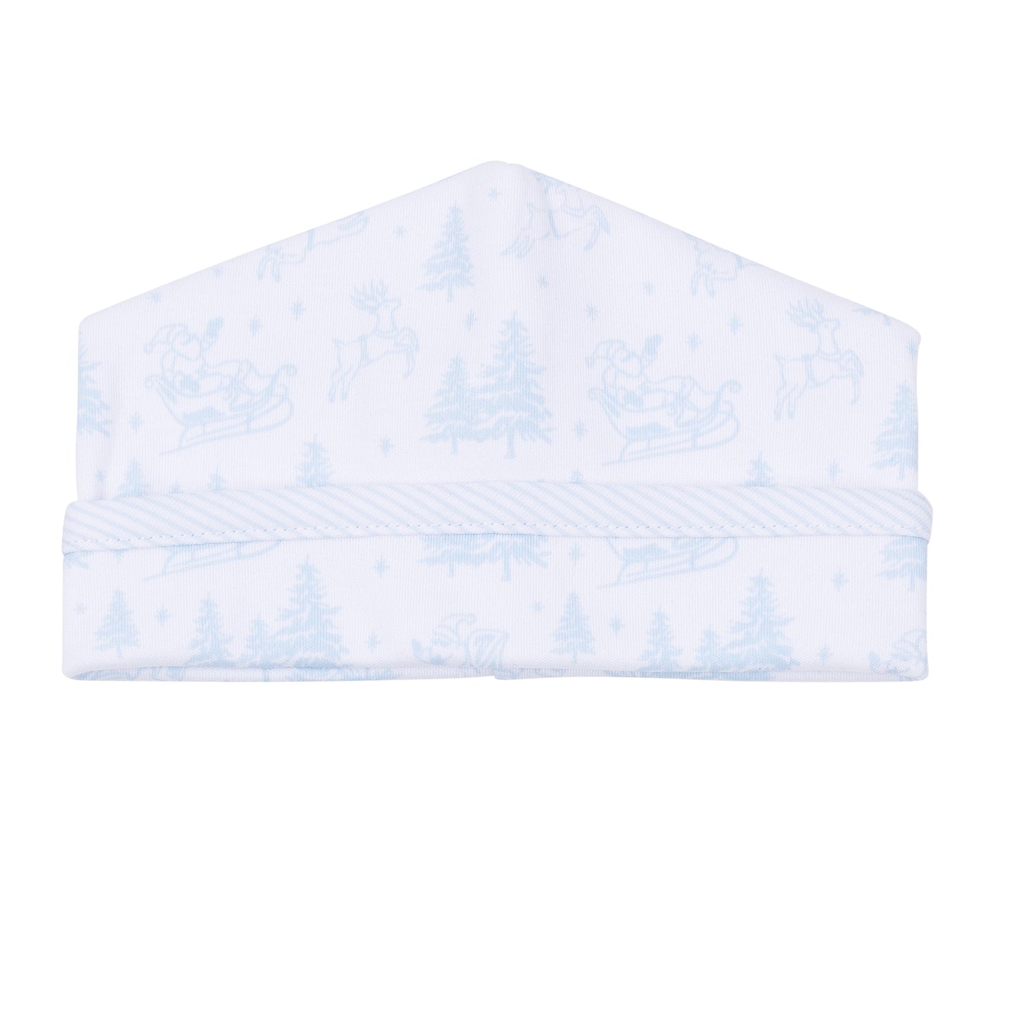 Holiday Toile Hat - Light Blue - Magnolia Baby Boy