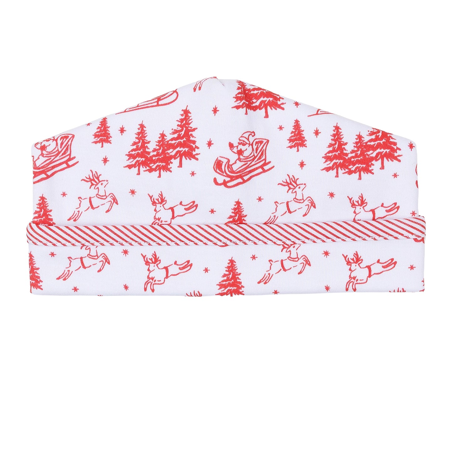 Holiday Toile Hat - Red - Magnolia Baby Unisex
