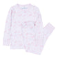 Holiday Toile Long Pajamas - Pink - Magnolia Baby Girl