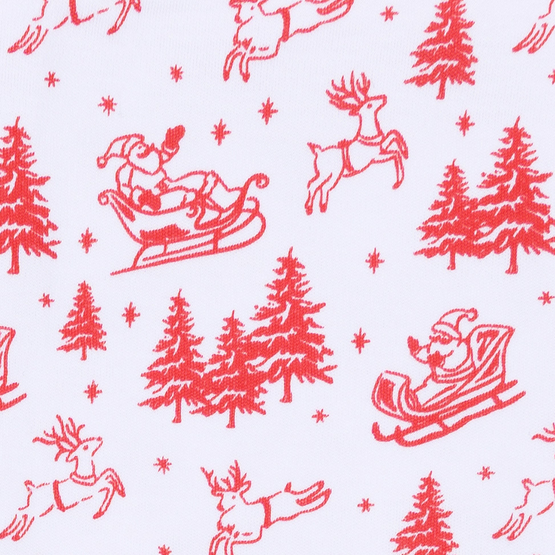 Holiday Toile Hat - Red - Magnolia Baby Unisex