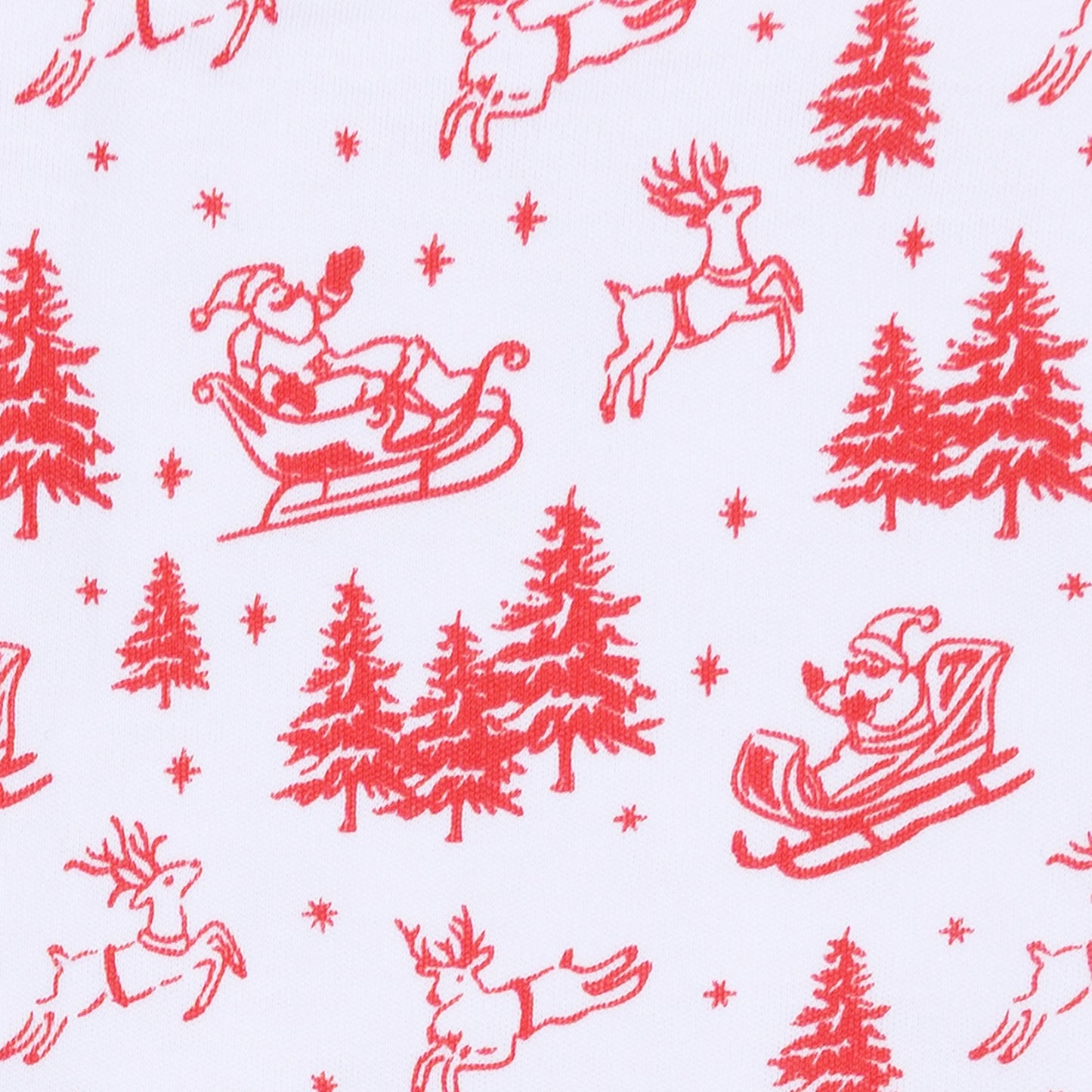 Holiday Toile Boy Bubble - Red - Magnolia Baby Boy