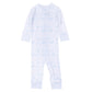 Holiday Toile Zip Pajamas - Light Blue - Magnolia Baby Boy