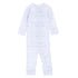 Holiday Toile Zip Pajamas - Light Blue - Magnolia Baby Boy