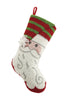 3D Striped Santa Christmas Stocking - Magnolia BabyStocking