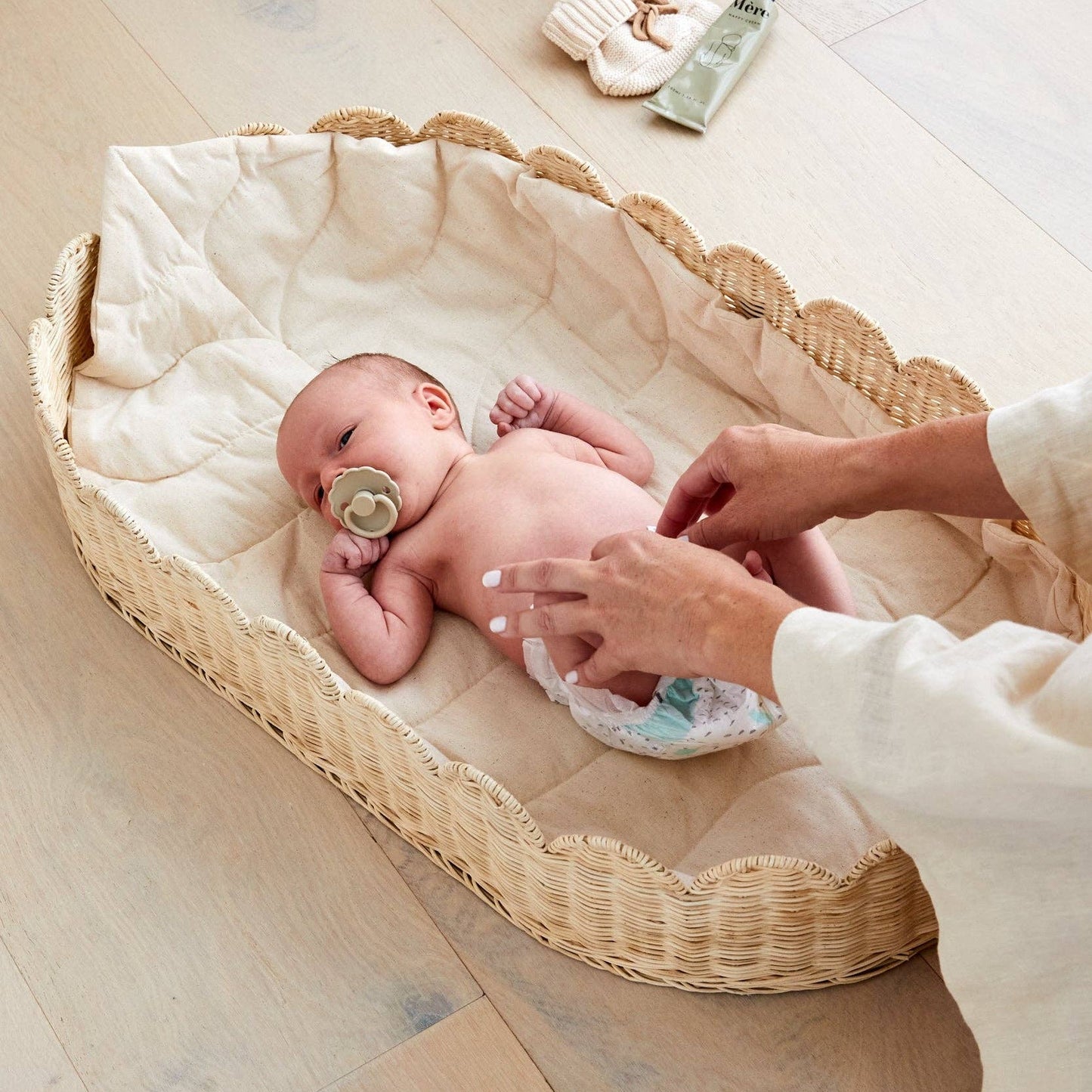 Florence Baby Changing Basket Set