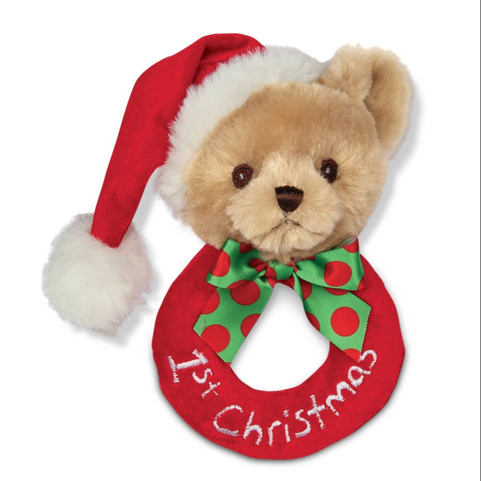 Baby's 1st Christmas Ring Rattle