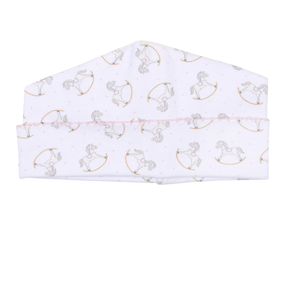 Hobby Horse Print Hat - Pink