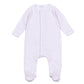 Mini Stripes Footie - Pink