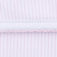 Mini Stripes Footie - Pink