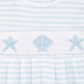 Coastal Treasures Smocked Bubble - Light Blue - Magnolia Baby Boy