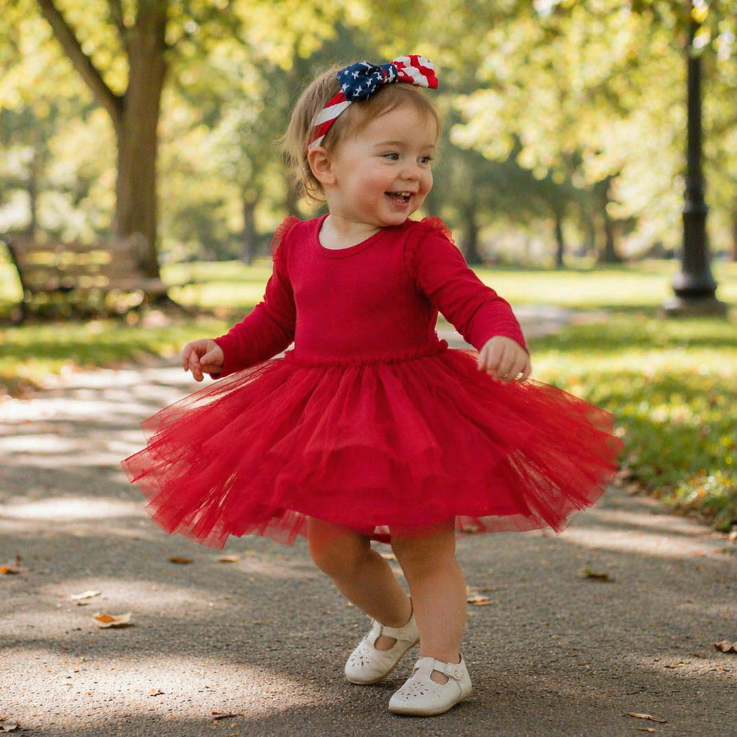 4th of July Red Tutu Dress - Magnolia BabyDress