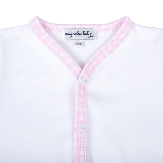 New Beginnings Long Sleeve Bodysuit - Pink - Magnolia Baby female