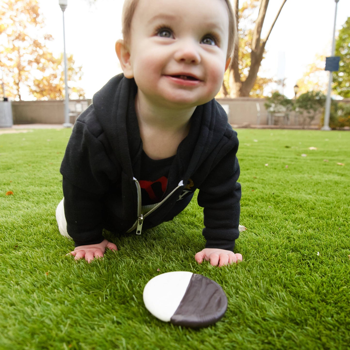 Bubbies Black & White Cookie Teether