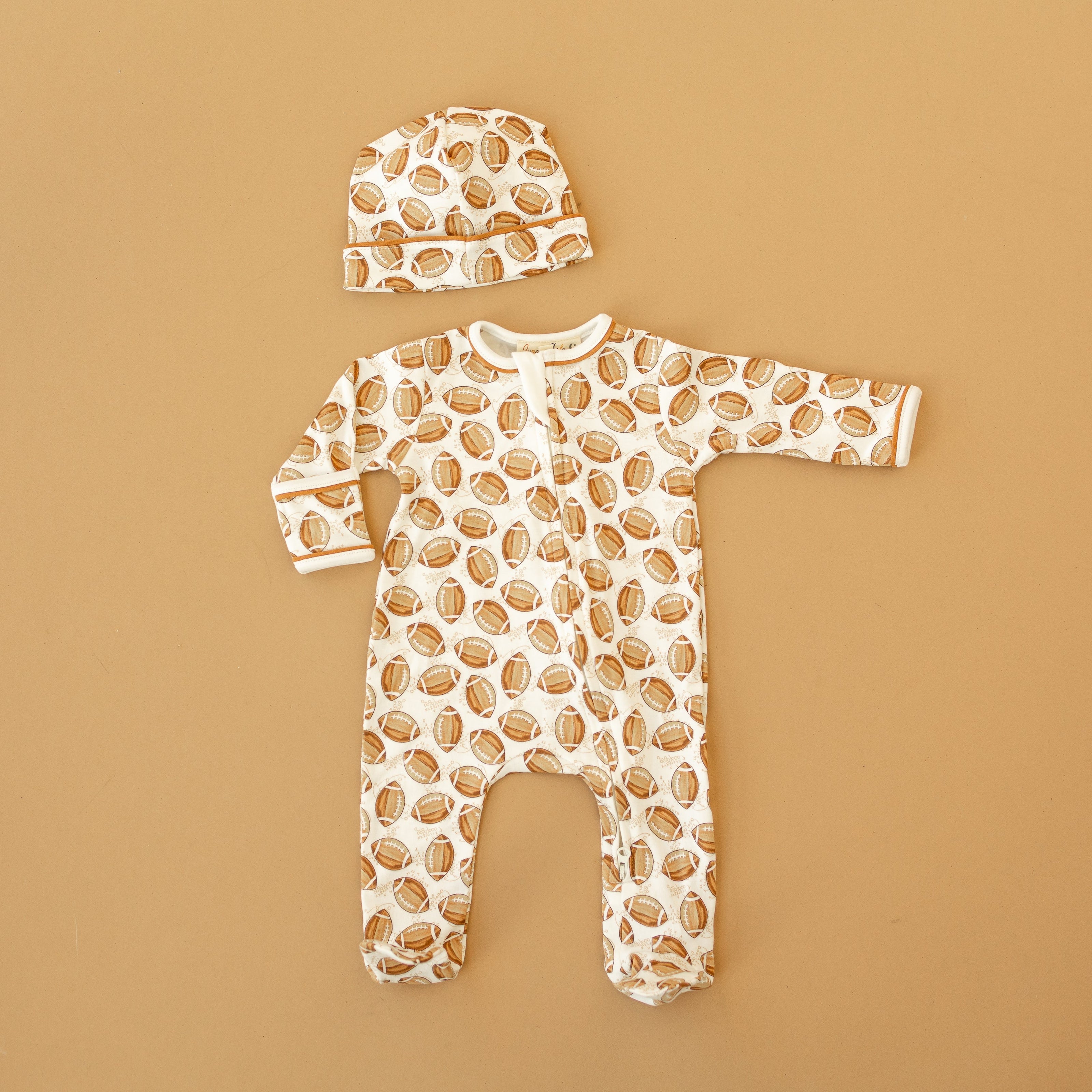 Little Champs Zip Footie - Luna and Arlo Unisex
