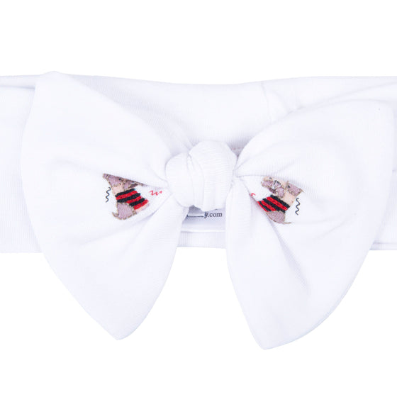 Diadema bordada del orgullo Bulldog