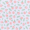Summer Peaches Zip Pajamas