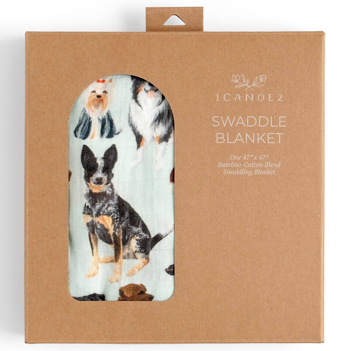 Baby Swaddle Blanket - Furry Friends Dogs