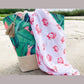 Baby Muslin Swaddle Blanket - Pink Crab
