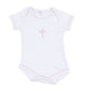 Forever Blessed Bodysuit - White Pink - Magnolia Baby Girl