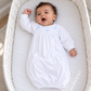 Forever Blessed Bishop Gown - White Light Blue