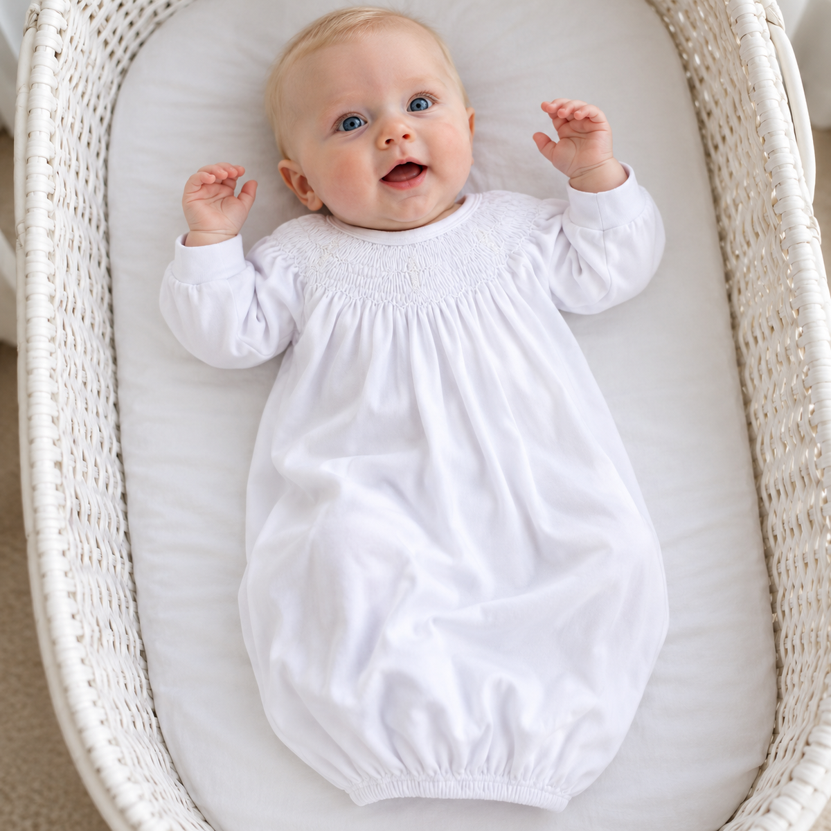 Forever Blessed Bishop Gown - White
