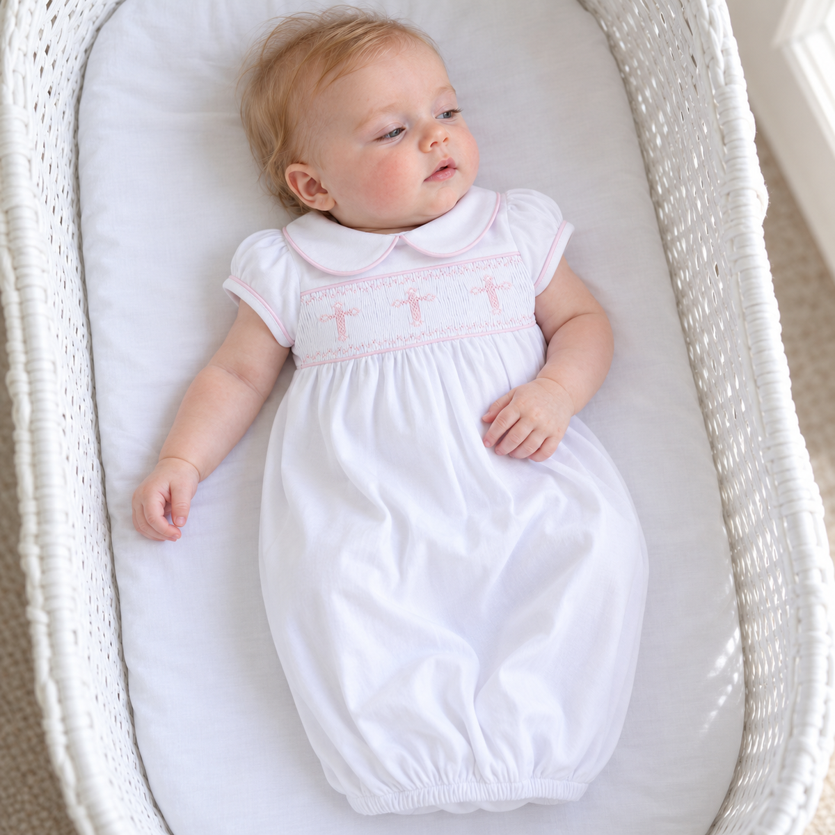 Forever Blessed Smocked Girl Gown
