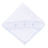 Forever Blessed Smocked Receiving Blanket - White Light Blue - Magnolia Baby Boy