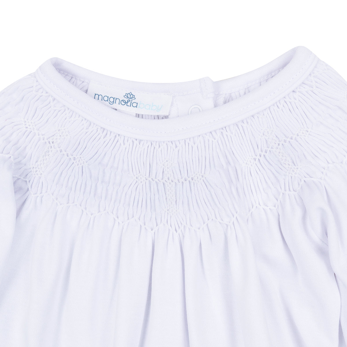 Forever Blessed Bishop Gown - White - Magnolia Baby Girl