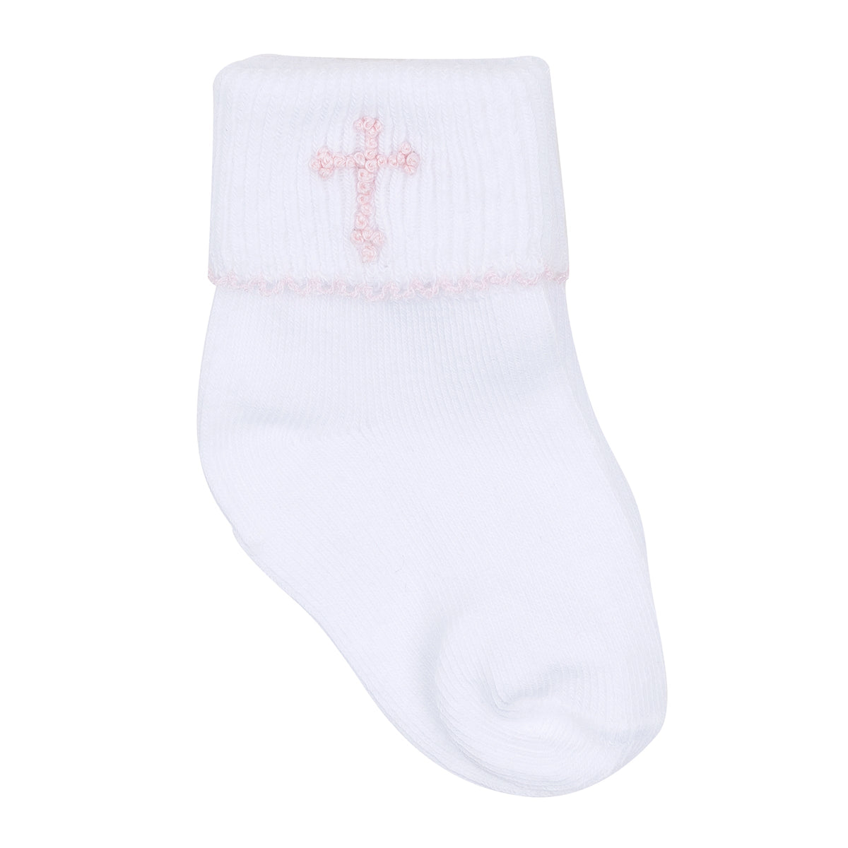 Forever Blessed Socks - White Pink - Magnolia Baby Girl