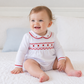 Holly Smocked Girl Long Sleeve Bubble