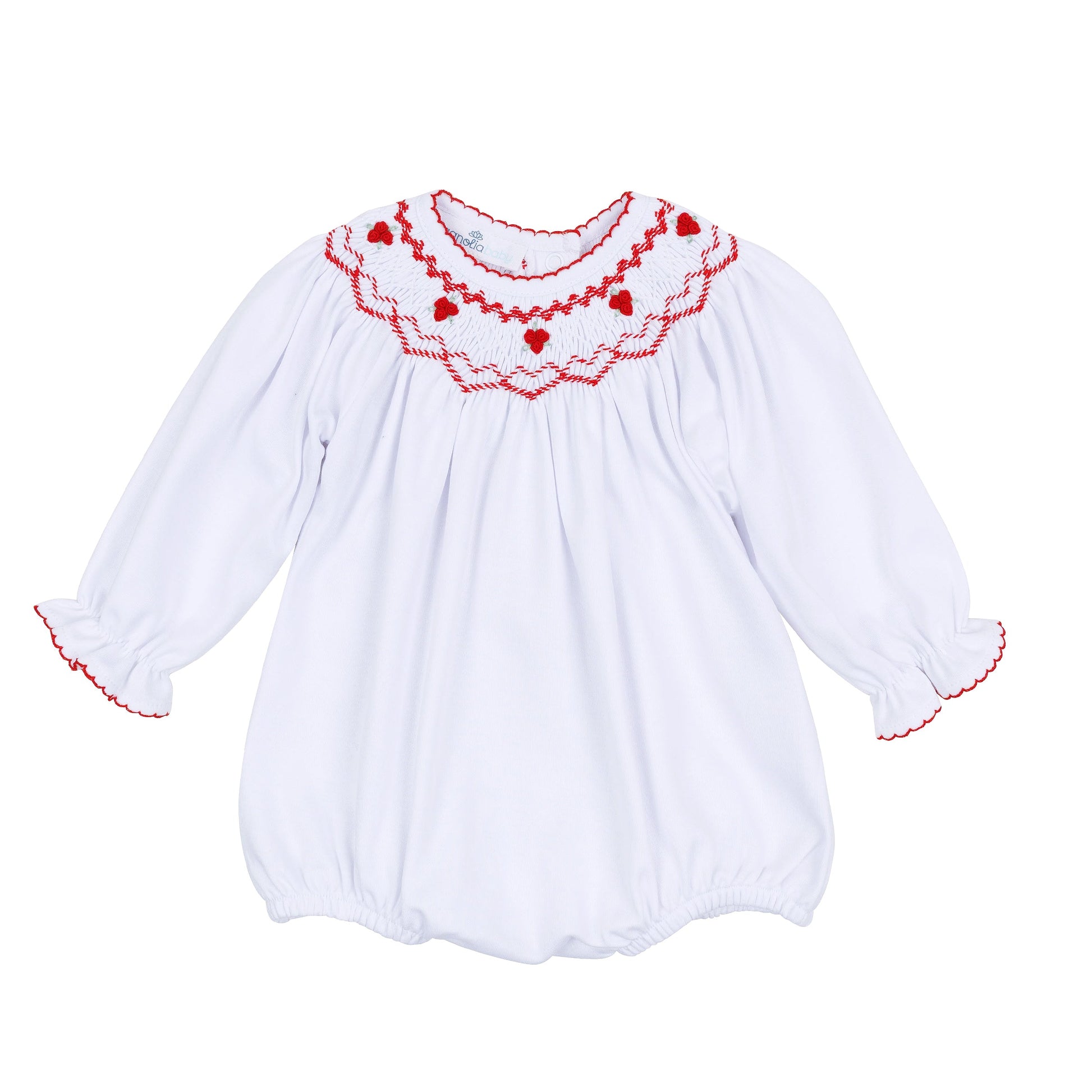 Holly Bishop Long Sleeve Bubble - Magnolia Baby Girl
