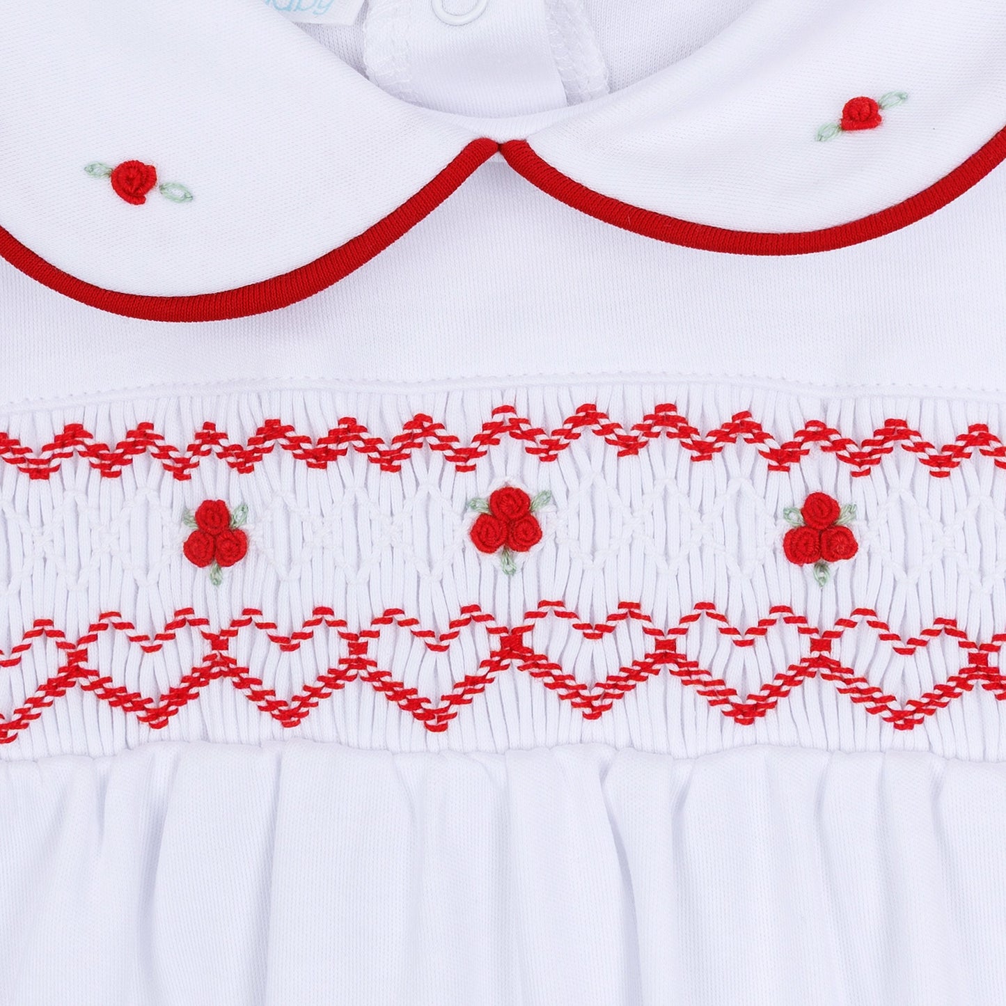 Holly Smocked Footie - Magnolia Baby Girl