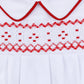 Henry Smocked Footie - Magnolia Baby Boy