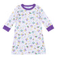 Mardi Gras Munchkins Long Sleeve Nightdress - Magnolia Baby Girl