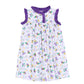 Mardi Gras Munchkins Flutters Nightdress - Magnolia Baby Girl