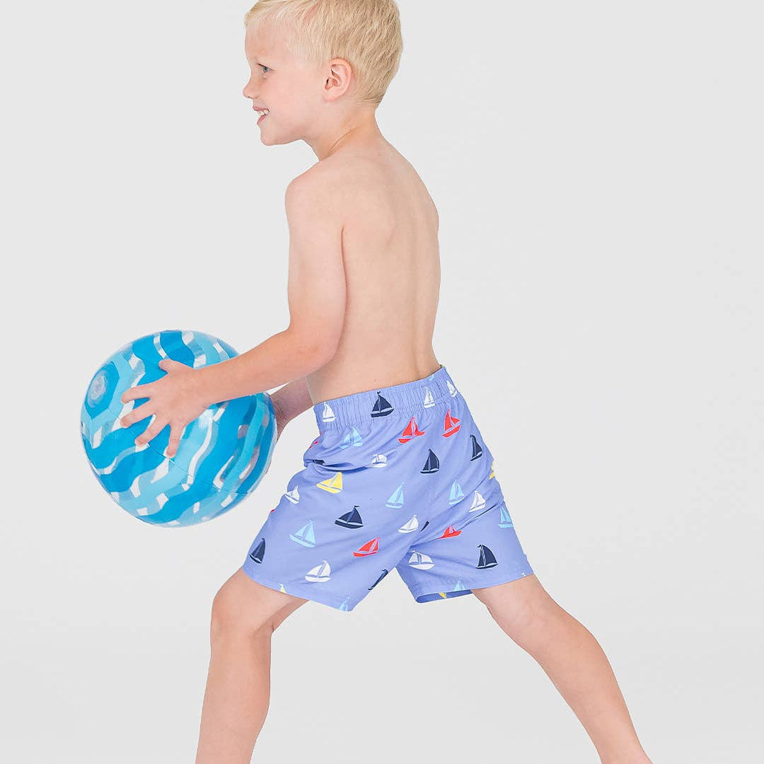Boys Down By The Bay Swim Trunks