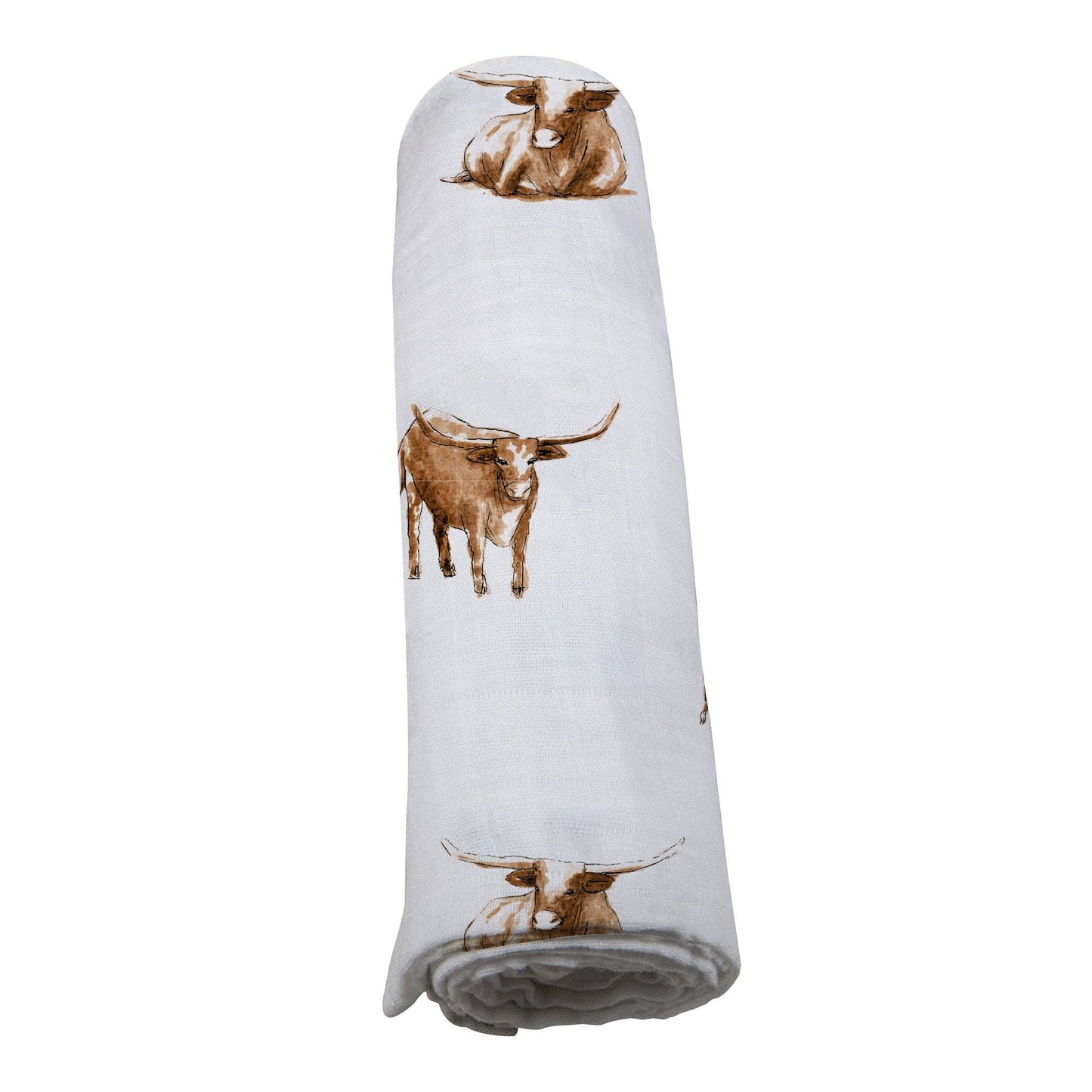 Longhorn Swaddle Blanket