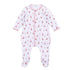 Jolly Ribbons Print Ruffle Footie - Magnolia Baby Girl
