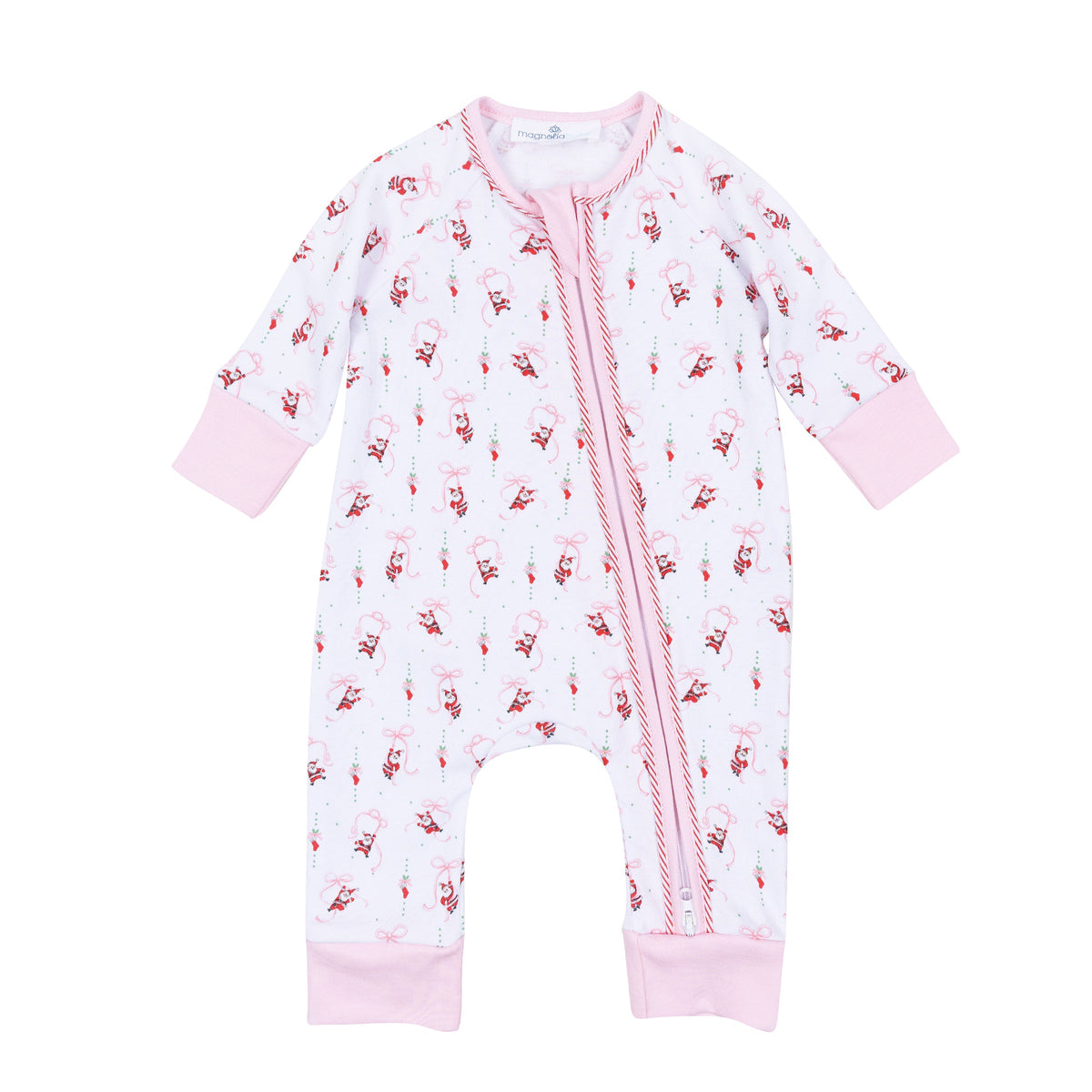 Jolly Ribbons Print Zip Playsuit - Magnolia Baby Girl