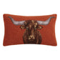 Longhorn Throw Pillow