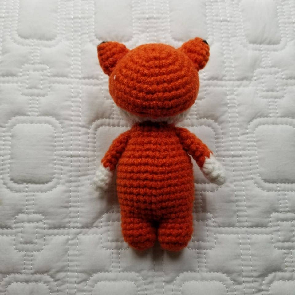 Hand Crochet Fox Teething Toy