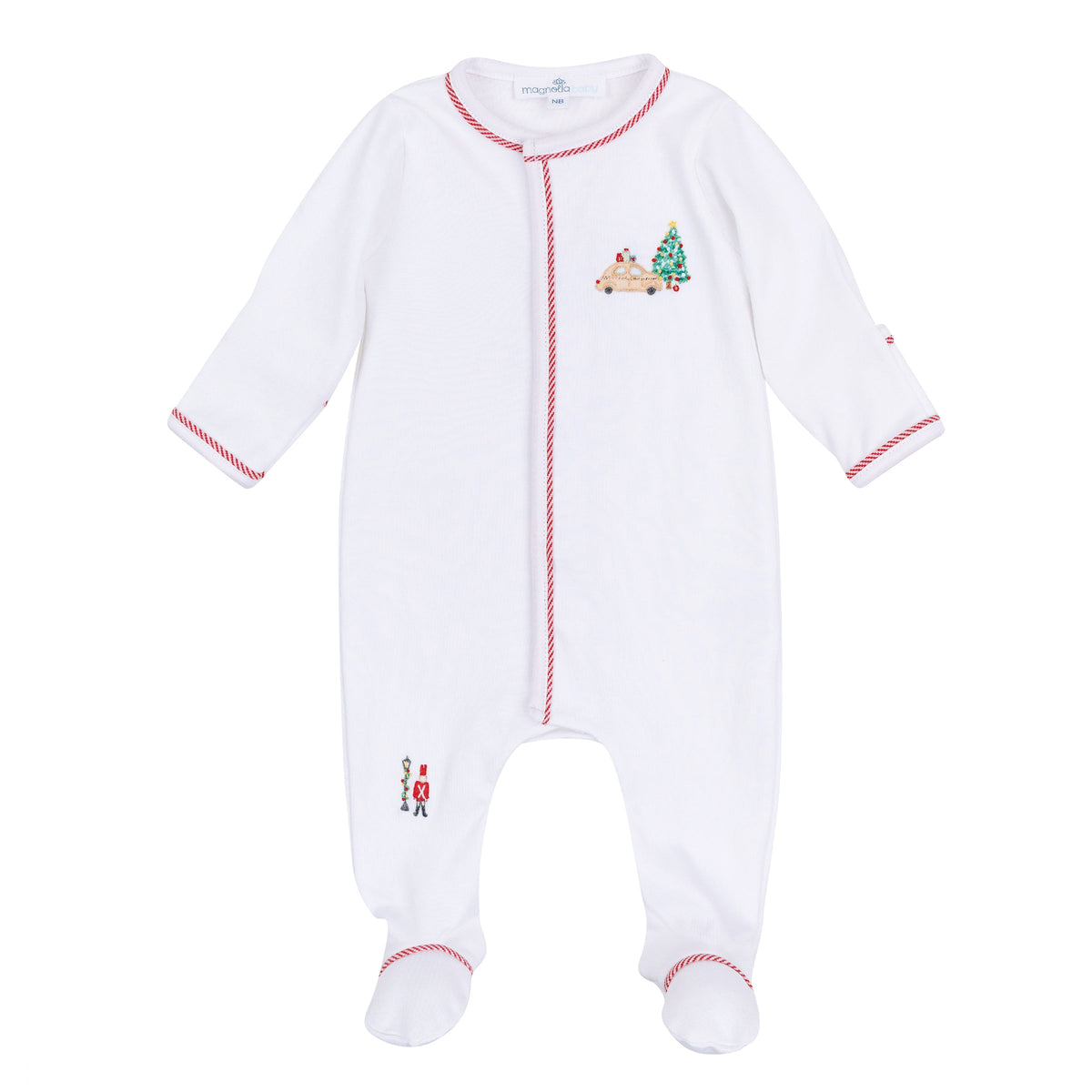 Christmas in the City Footie - Magnolia Baby Unisex