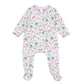 Christmas in the City Print Zip Footie - Magnolia Baby Unisex
